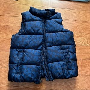 Toddler Baby Gap puffer navy vest size 5T